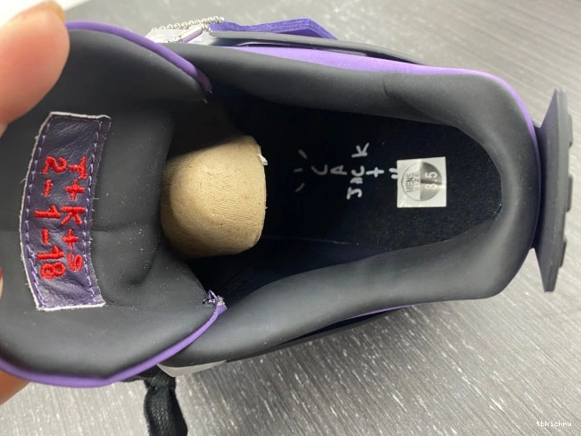 Reps TBkick and Family) Retro 4 (Friends Jordan 766296 LN4 Scott Travis Purple 0812